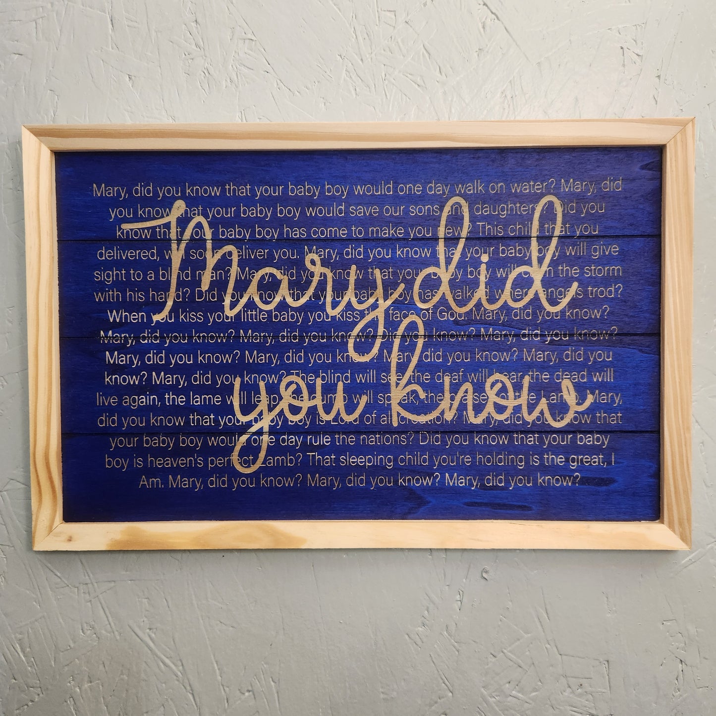 Song Lyric Sign