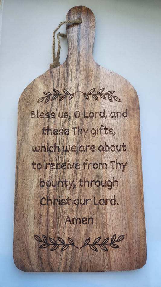 Bless us, O Lord Board