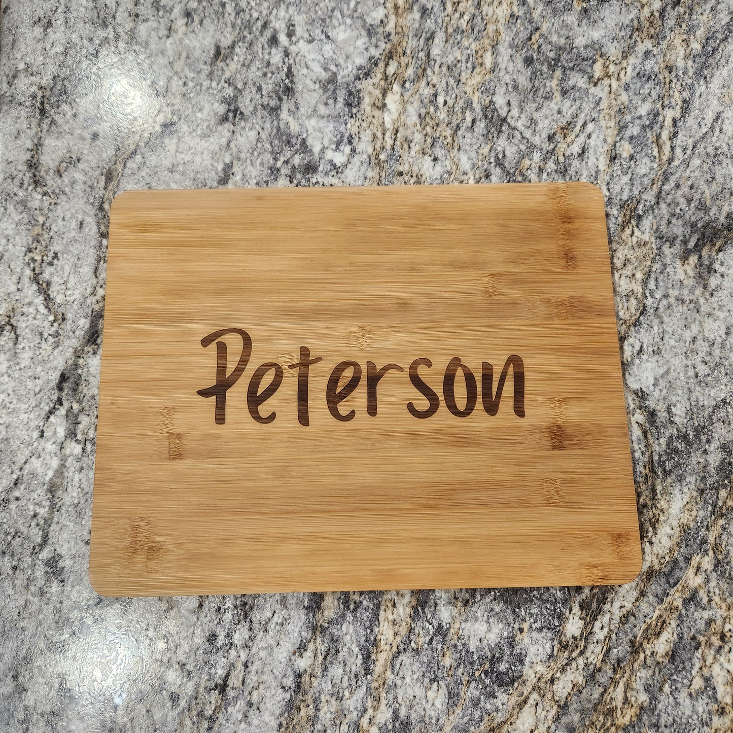 Last Name Cutting Board