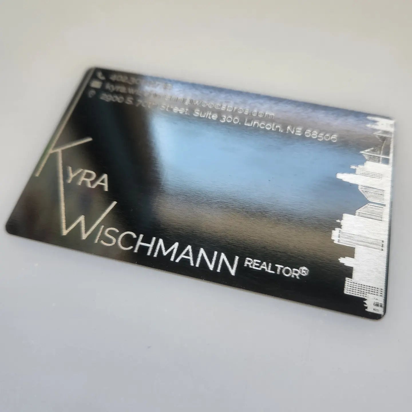 Engraved Metal Business Cards